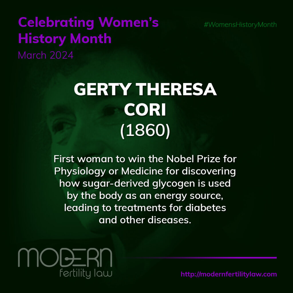 GERTY THERESA CORI, PhD (1947) 