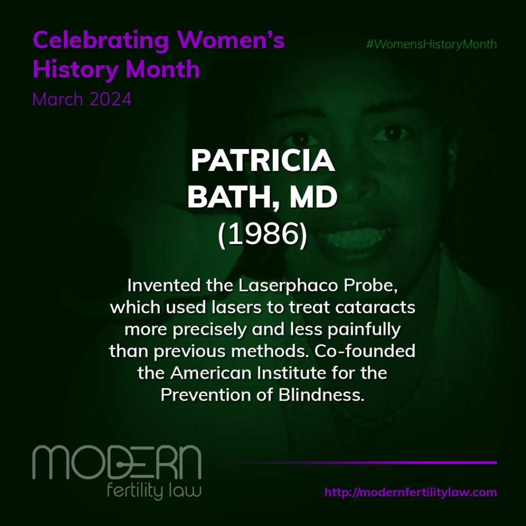 PATRICIA BATH, MD (1986) 