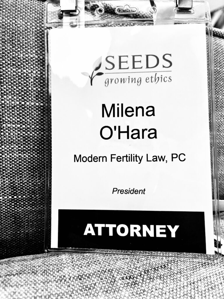 Seeds 2024 Spring Conference, Aurora CO - Modern Fertility Law - Milena O'Hara