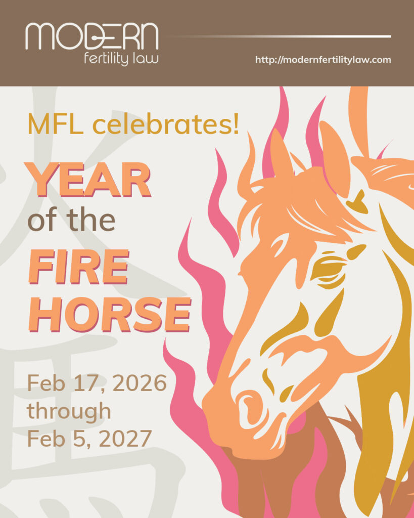 Modern Fertility Law celebrates the Year of the Fire Horse